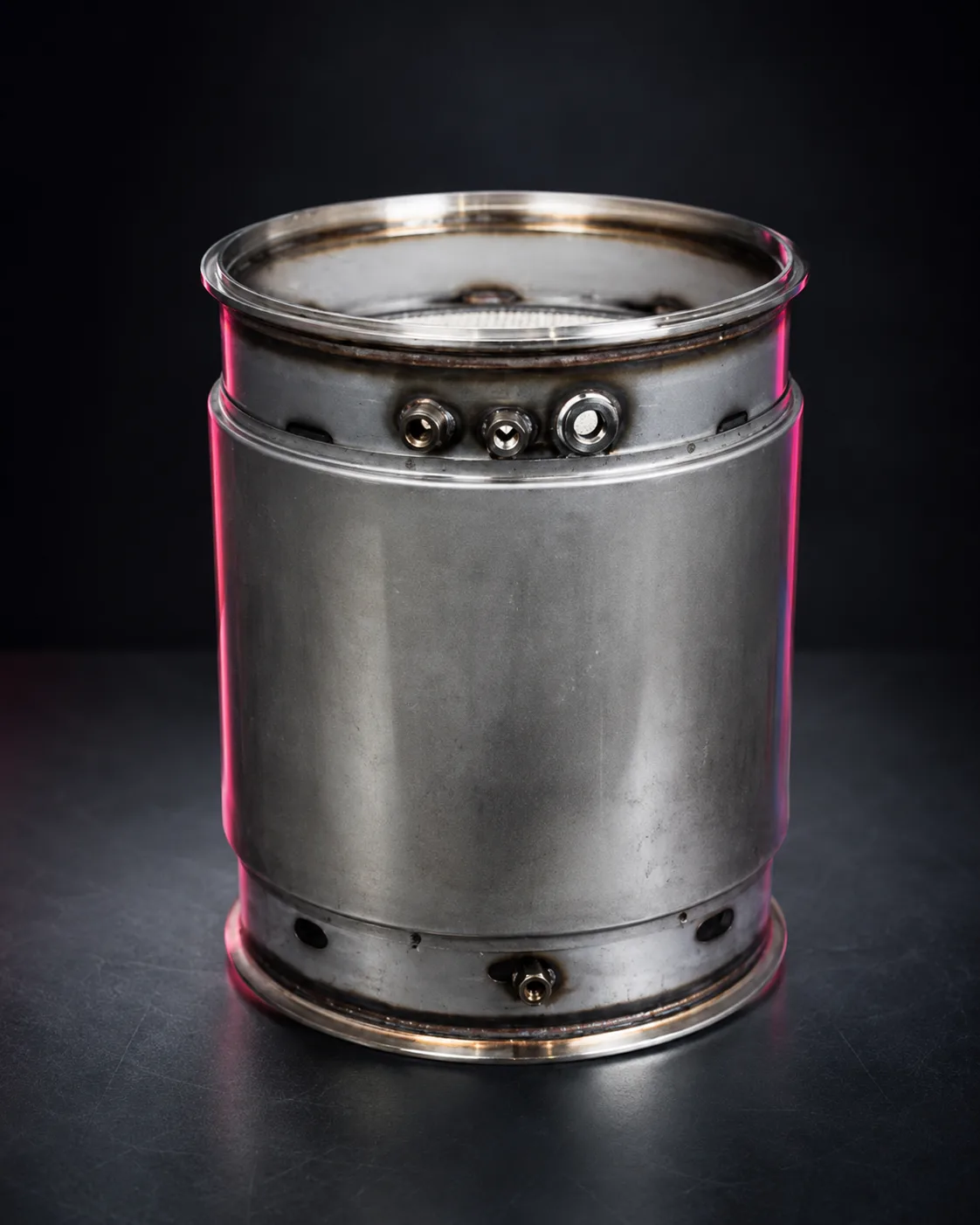 Commercial diesel particulate filter component