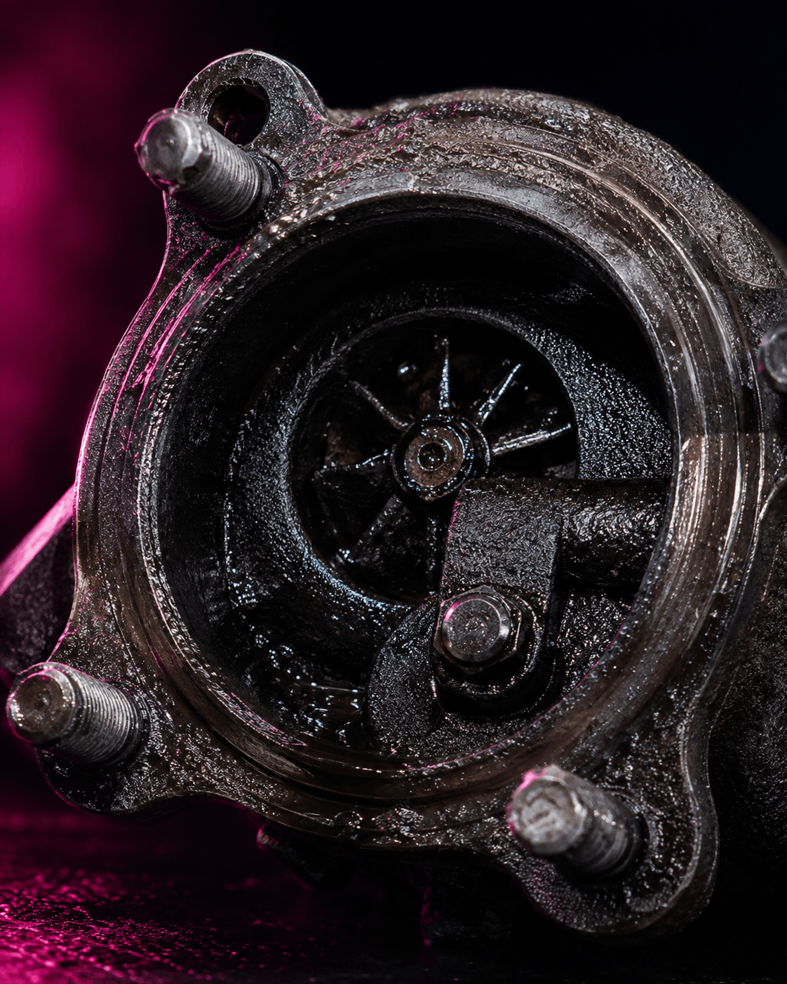 Oil-Contaminated Turbocharger