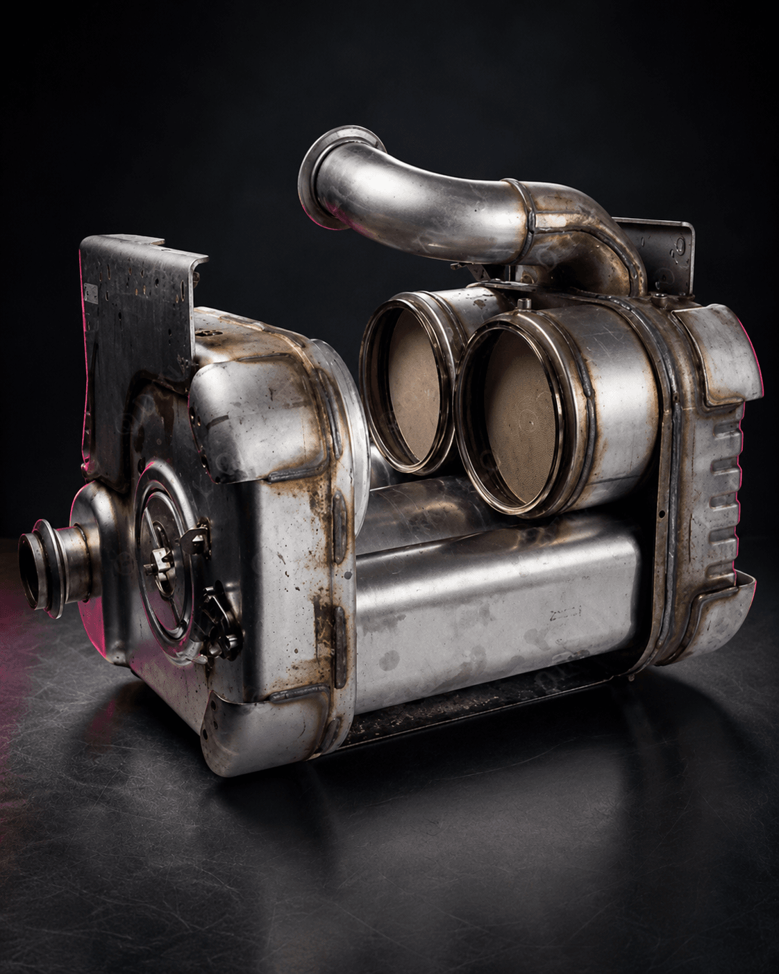 Integrated heavy-duty diesel aftertreatment assembly